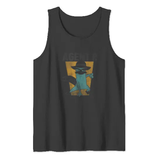 Disneyss Phineas And Ferb Agent P Poster Tank Tops