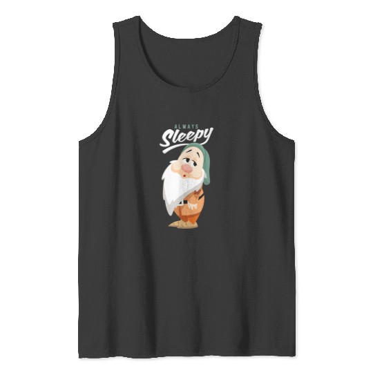 Disneyss Snow White And The Seven Dwarfs Always Sleepy Tank Tops