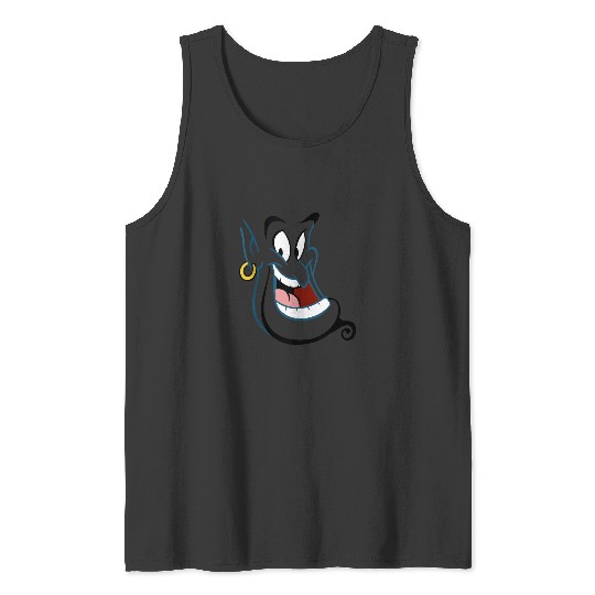 Disney Aladdin Genie Face Tank Tops