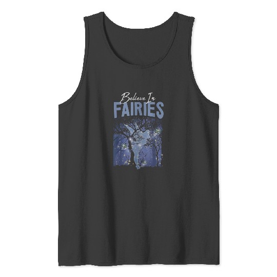 Disneyss Peter Pan Tinker Bell Believe In Fairies Tank Tops