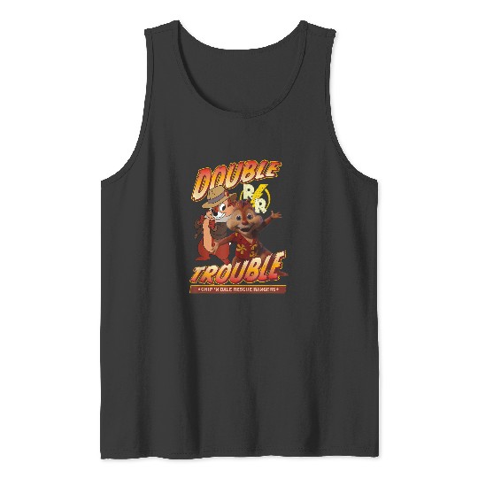 Disneyss Chip 'n' Dale Rescue Rangers Double Trouble Tank Tops