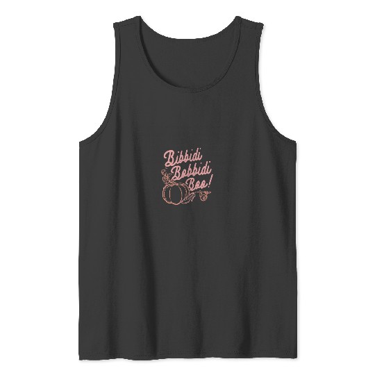 Disneyss Cinde Bibbidi Bobbidi Boo Pumpkin Tank Tops