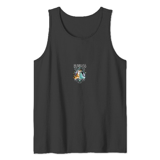 Disney Aladdin Jasmine And Rajah Fearless Tank Tops