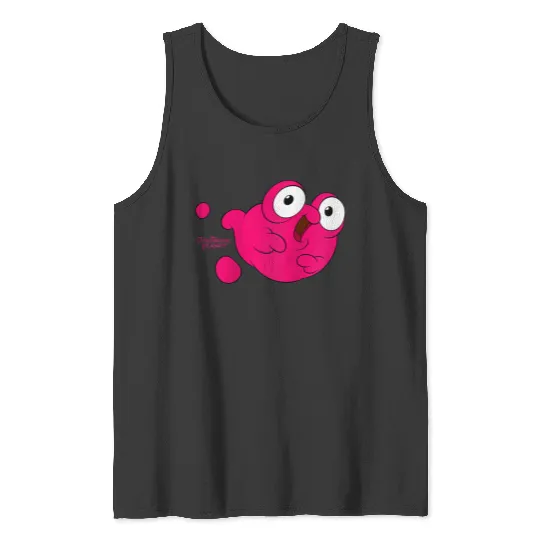 Disneyss Treasure Planet Morph Pink Blob Tank Tops