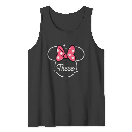 Disneyss Minnie Mouse Niece Head Icon Magic Family Trip Tank Tops