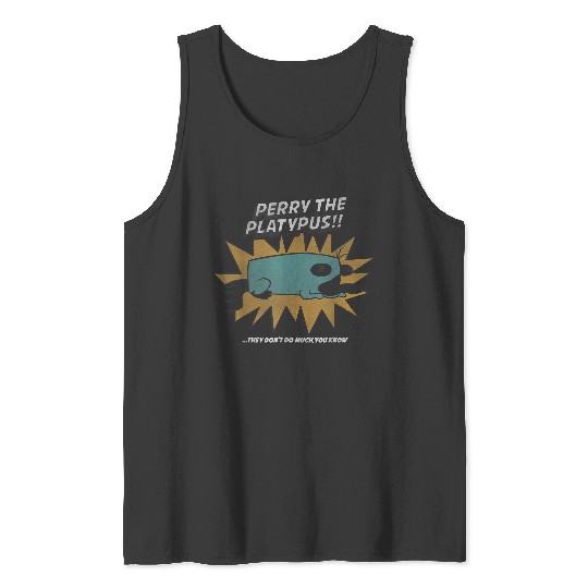 Disneyss Phineas And Ferb Perry The Platypus Tank Tops