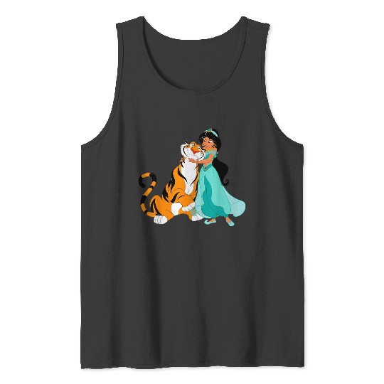 Disneyss Aladdin Princess Jasmine And Rajah Friends Tank Tops