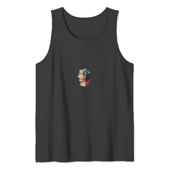 Disney Princess Moana and Pua Tank Tops