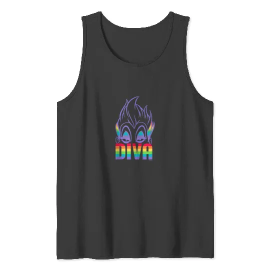 Disney Villains Ursula Diva Pride Tank Tops