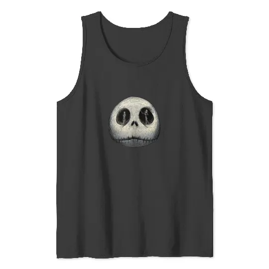 Disney The Nightmare Before Christmas Sally and Jack Face Tank Tops