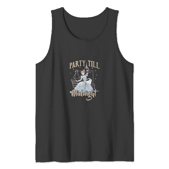 Disney Cinde Party Till Midnight Portrait Tank Tops
