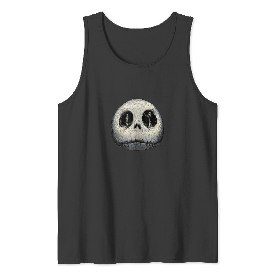 Disney The Nightmare Before Christmas Sally and Jack Face Tank Tops