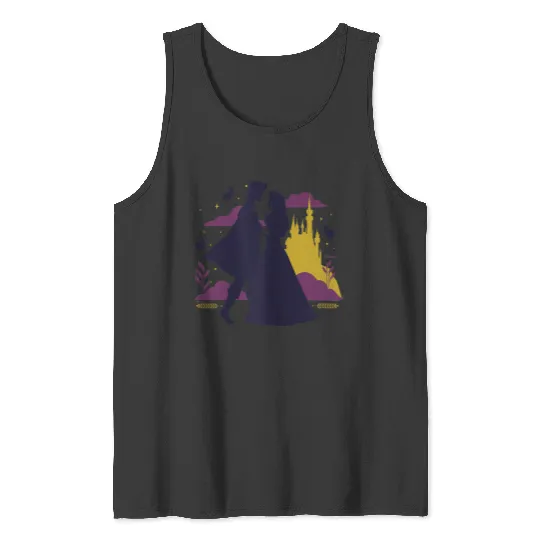 Disney Princess - Aurora Prince Phillip Fairies Silhouettes Tank Tops