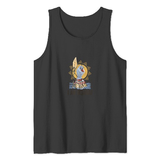 Disney Olaf Presents Moana Costume Sketch Tank Tops