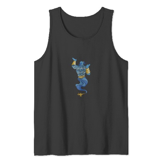 Disney Aladdin Live Action Powerful Genie Tank Tops