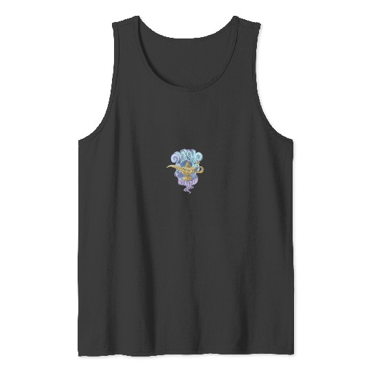 Disney Aladdin Live Action Wishes Granted Genie Lamp Tank Tops