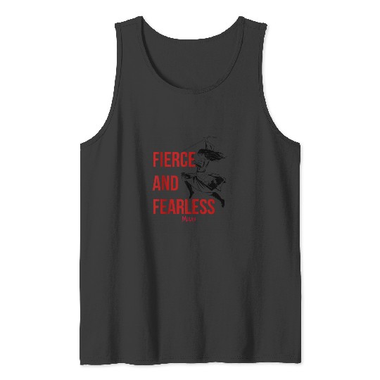 Disney Mulan Live Action Fierce And Fearless Action Pose Tank Tops