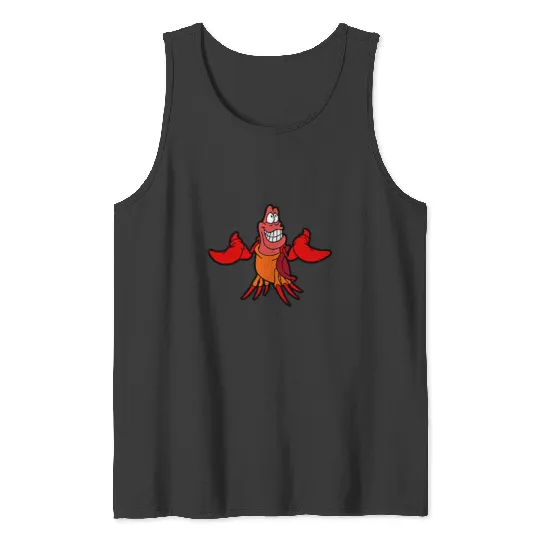 Disney The Little Mermaid Sebastian Crab Pocket Icon Tank Tops