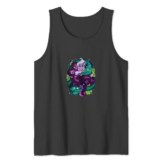 Disney The Little Mermaid Ursula Sea Witch Painting Tank Tops