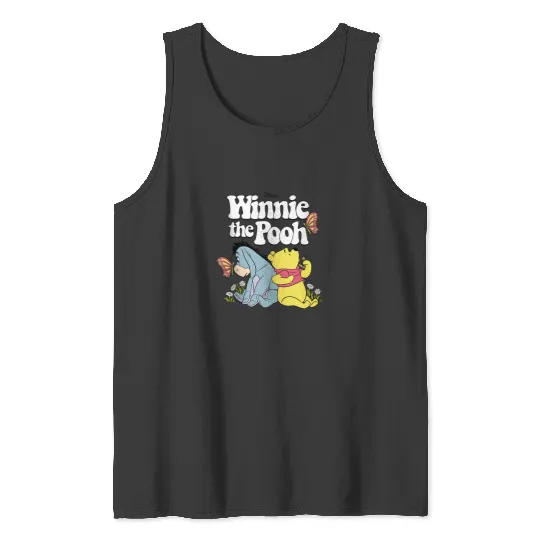 Disney Winnie The Pooh Retro Eeyore And Pooh Tank Tops