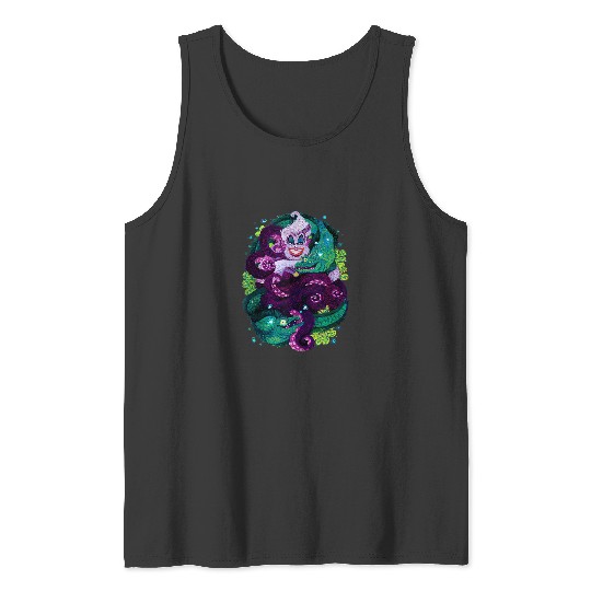 Disney The Little Mermaid Ursula Sea Witch Painting Tank Tops