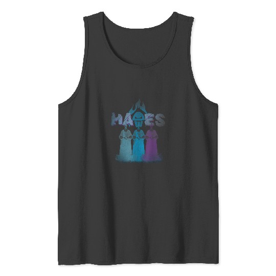 Disney Villains Hercules Hades Distressed Metal R Tank Tops