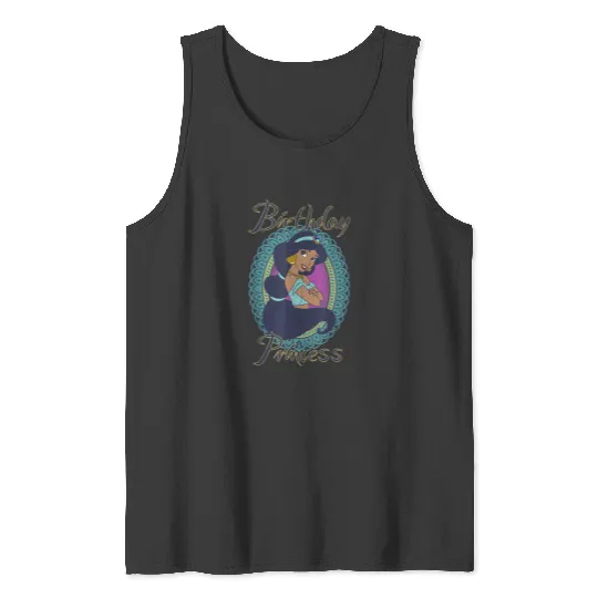 Disneyss Aladdin Jasmine Birthday Princess Tank Tops
