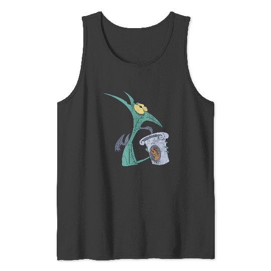 Disney Hercules I Am Panic Distressed Big Chest Portrait Tank Tops
