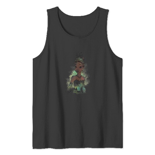Disney The Princess And The Frog Tiana Watercolor Tank Tops