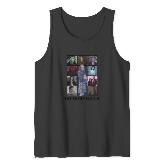Gilmore Girls Eras Tour Poster (Black Print) Tank Tops