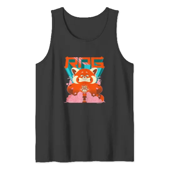 Disneyss And Pixars Turning Red Rpg Red Panda Girl Mei Tank Tops