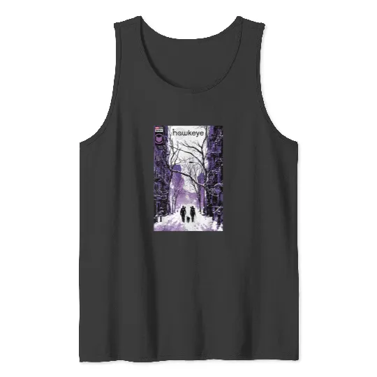 Marvels Hawkeye Disneyss Plus Group shots Urban Winter Poster Tank Tops