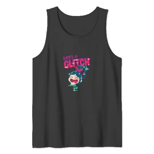 Disney Ralph Breaks the Internet Vanellope Glitch Tank Tops