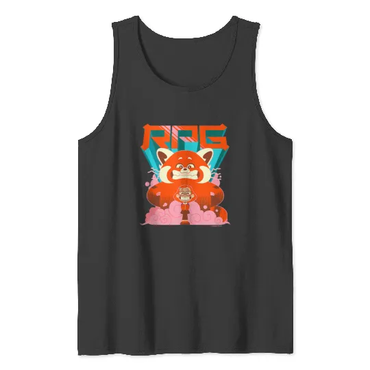 Disneyss And Pixars Turning Red Rpg Red Panda Girl Mei Tank Tops