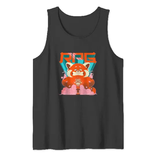 Disneyss And Pixars Turning Red Rpg Red Panda Girl Mei Tank Tops