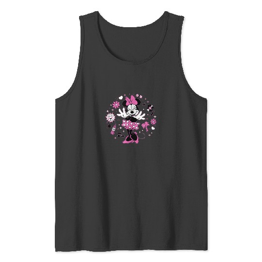 Disney Minnie Mouse Retro Vinyl Summer Tank Tops