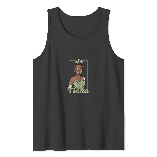 Disney The Princess And The Frog Tiana Sketch Por Tank Tops