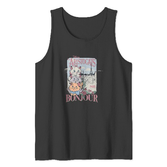 Disney The Aristocats Bonjour Paris Since 1979 Ad Tank Tops