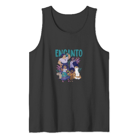 Disney Encanto Group Shot Logo Tank Tops