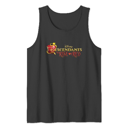 Disney Descendants 4 The Rise Of Red  Movie Logo Tank Tops