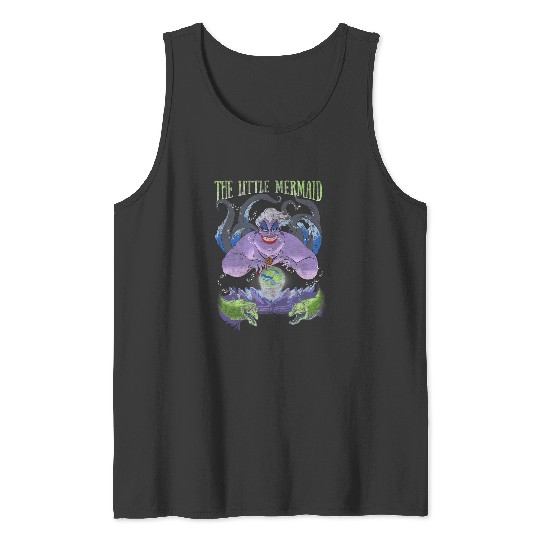 Disney The Little Mermaid Evil Ursula Crystal Ball Tank Tops