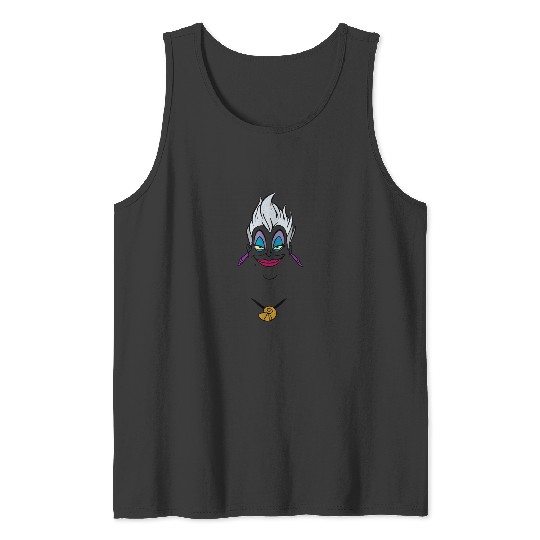 Disney Villains Ursula Big Face Tank Tops