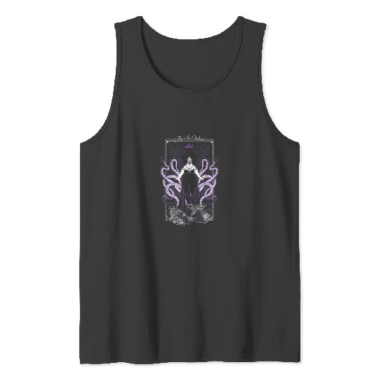 Disney Ursula Tarot Card Poster Tank Tops