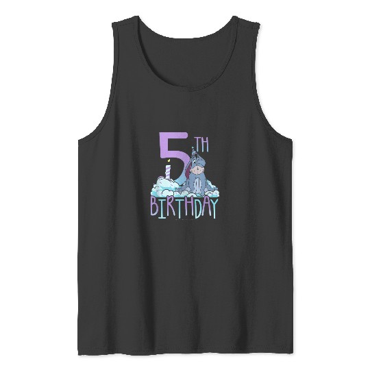 Disney Winnie The Pooh Birthday Eeyore Fifth Bir Tank Tops