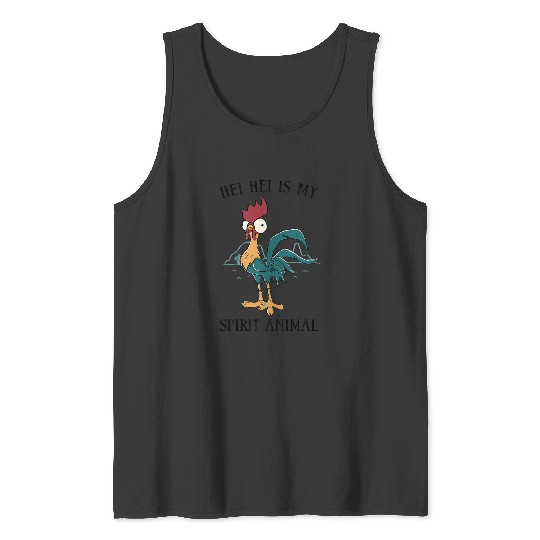Disney Moana Hei Hei Is My Spirit Animal Portrait Tank Tops