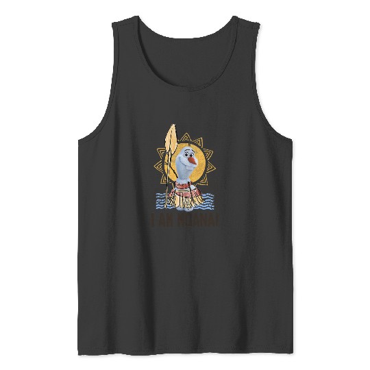 Disney Olaf Presents Moana Costume Sketch Tank Tops