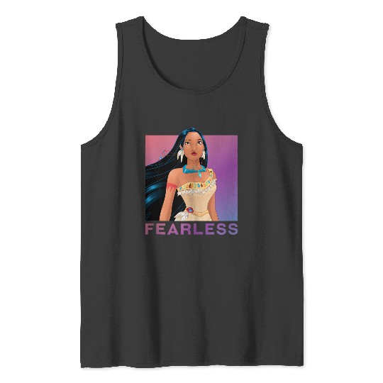 Disneyss Princess Pocahontas Fearless Purple Ombre Tank Tops