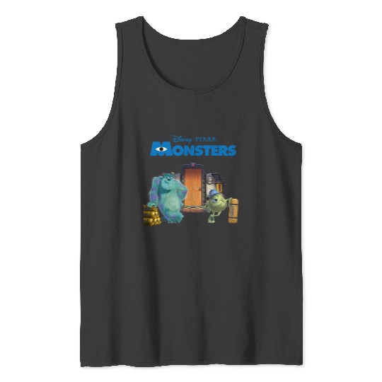 Disney Pixars Monsters Inc Scream Factory Movie Tank Tops
