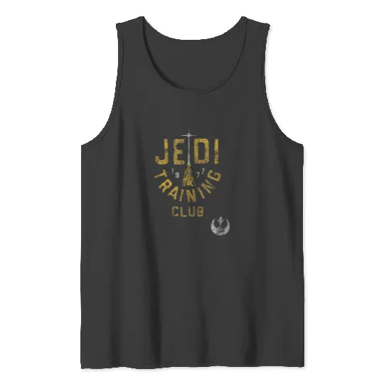 Star Warss Jedi Training Club Distressed Rebels Disney+ Tank Tops