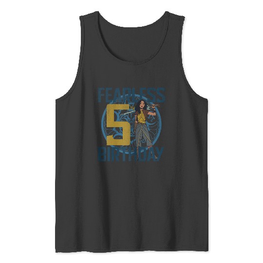 Disneyss Raya And The Last Dragon Fearless Fifth Birthday Tank Tops
